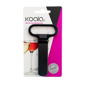Bottle opener Koala Basic Black Metal 11 x 6,5 x 1 cm (12 Units)