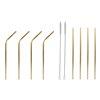 Reusable Drinking Straw DKD Home Decor Golden Stainless steel