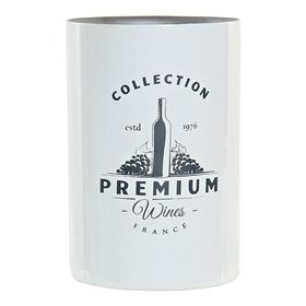 Bottle Cooler DKD Home Decor White Silver Stainless steel 12 x 12 x 18 cm