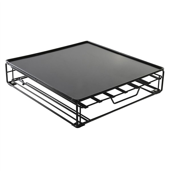 Coffee Capsule Organiser DKD Home Decor 28,7 x 32 x 7 cm Black Metal