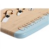 Cheeseboard DKD Home Decor Bamboo Stainless steel 33,5 x 24 x 2 cm (3 Units)