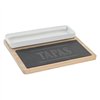 Appetizer Set DKD Home Decor 24 x 7 x 2,5 cm Natural Black Board