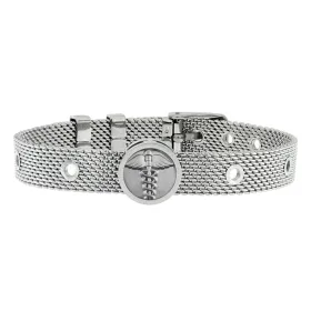 Cutting board DKD Home Decor Natural Bamboo Stainless steel 28 x 21,5 x 4,2 cm