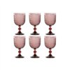 Set of cups Home ESPRIT Pink Crystal 325 ml (6 Units)