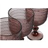 Set of cups Home ESPRIT Pink Crystal 325 ml (6 Units)