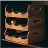 Bottle rack Home ESPRIT Natural 29 x 26 x 12 cm
