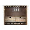 Bottle rack Home ESPRIT White Mango wood 84 x 41 x 108 cm