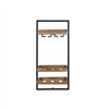 Bottle rack Home ESPRIT Black Natural 35 x 25 x 75 cm