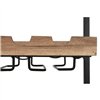 Bottle rack Home ESPRIT Black Natural 35 x 25 x 75 cm