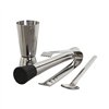 Cocktail Set Home ESPRIT Silver Stainless steel 500 ml 8 x 8 x 21 cm