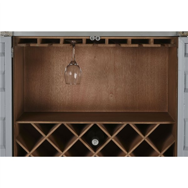 Bottle rack Home ESPRIT Sky blue 76,5 x 41 x 157,5 cm