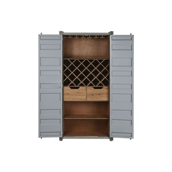 Bottle rack Home ESPRIT Sky blue 76,5 x 41 x 157,5 cm