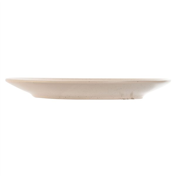 Flat Plate Home ESPRIT White Beige Stoneware Traditional 20 x 20 x 2,5 cm
