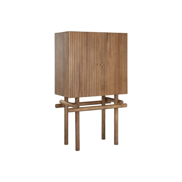 Bottle rack Home ESPRIT Natural 90 x 45 x 156 cm