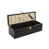 Set of Wine Accessories Home ESPRIT Brown MDF Wood 36 x 11 x 12 cm