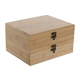 Set of Wine Accessories Home ESPRIT Natural Bamboo Stainless steel