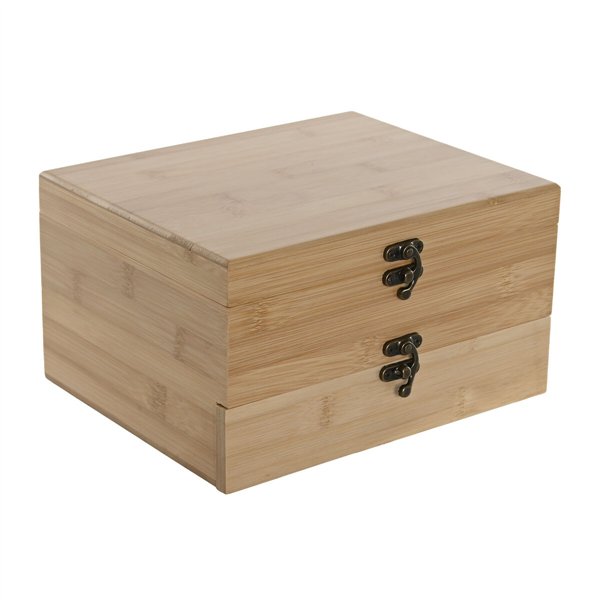 Set of Wine Accessories Home ESPRIT Natural Bamboo Stainless steel