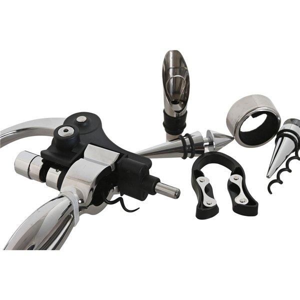 Set of Wine Accessories Home ESPRIT Natural Bamboo Stainless steel