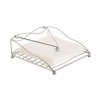Napkin holder Home ESPRIT Silver Metal 19 x 19 x 7 cm