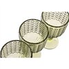 Set of cups Home ESPRIT Green Crystal 260 ml (6 Units)
