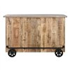 Bar unit Home ESPRIT Black Natural 145 x 53 x 100 cm