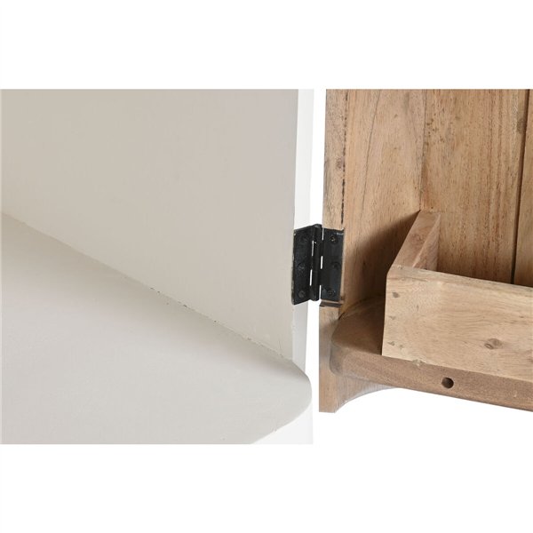 Bottle rack Home ESPRIT White Natural 85 x 50 x 100 cm