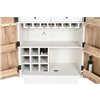 Bottle rack Home ESPRIT White Natural 85 x 50 x 100 cm