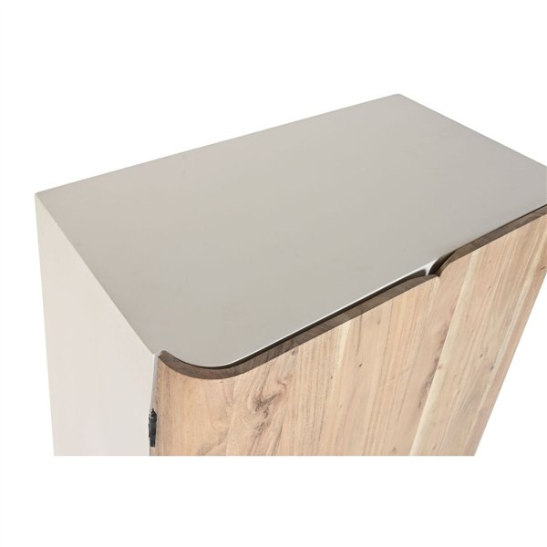 Bottle rack Home ESPRIT White Natural 85 x 50 x 100 cm