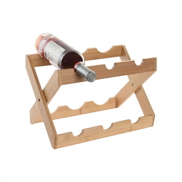 Bottle rack Home ESPRIT Natural 35,5 x 20 x 29,5 cm