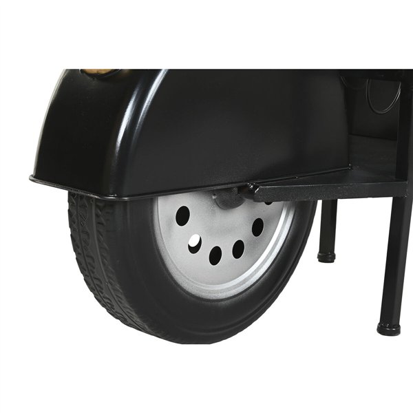 Bottle rack Home ESPRIT Black Golden 134 X 36 X 92 CM