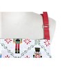 Apron Home ESPRIT White Red Green Beige 60 x 0,2 x 80 cm (2 Units)