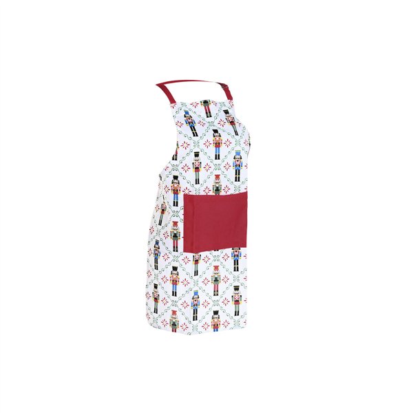 Apron Home ESPRIT White Red Green Beige 60 x 0,2 x 80 cm (2 Units)