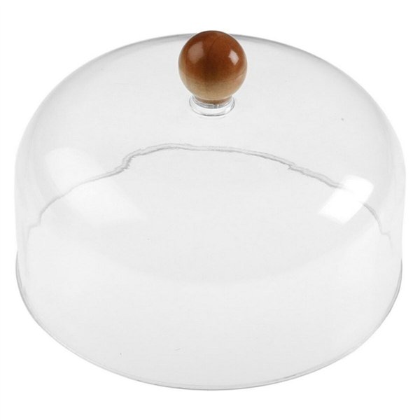 Tray with lid Versa Transparent Bamboo polystyrene