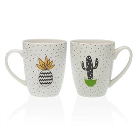 Mug Versa Porcelain Cactus Pineapple