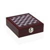 Set of Wine Accessories Versa Chess Crystal ABS MDF Wood 16,8 x 5,1 x 14,78 cm