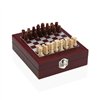 Set of Wine Accessories Versa Chess Crystal ABS MDF Wood 16,8 x 5,1 x 14,78 cm