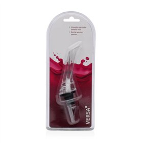 2-in-1 Wine Stopper with Pourer and Aerator Versa Plastic