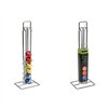 Stand for 20 Coffee Capsules Versa Metal Steel 10 x 39 x 12,3 cm