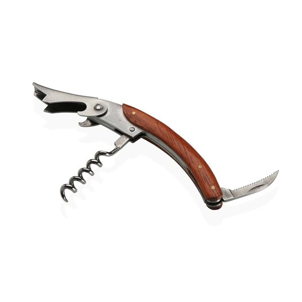 Set of Wine Accessories Versa Steel Plastic 7 x 7 x 32 cm