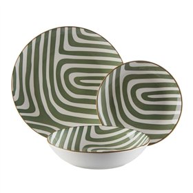 Tableware Versa Green Porcelain