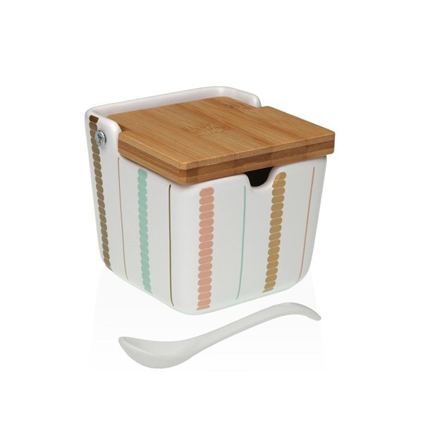 Sugar Bowl Versa Flint Ceramic 8,8 x 8,5 x 8,8 cm