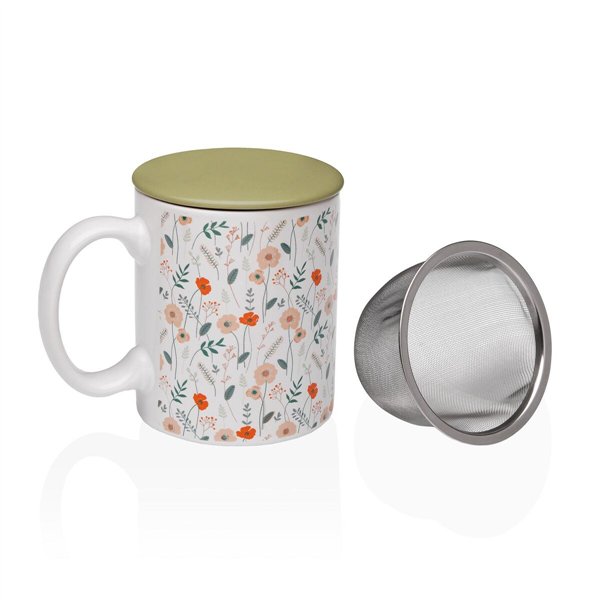 Cup with Tea Filter Versa Green