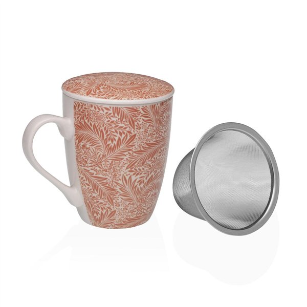 Cup with Tea Filter Versa Orange