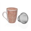 Cup with Tea Filter Versa Orange