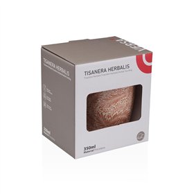 Cup with Tea Filter Versa Orange