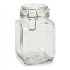 Glass Jar Vivalto 41632 Transparent Silver Glass Silicone Aluminium Steel 1,2 L 11 x 17 x 11 cm 11,5 x 17 x 11 cm