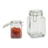 Glass Jar Vivalto 41632 Transparent Silver Glass Silicone Aluminium Steel 1,2 L 11 x 17 x 11 cm 11,5 x 17 x 11 cm