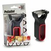 Set of Peelers Black Red Steel Natural rubber polypropylene 11 x 17,5 x 4,5 cm 13 x 4,5 x 7 cm