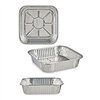 Set of trays Kinvara Silver Aluminium 20,5 x 6,5 x 20,5 cm