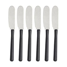Butter Knife Kinvara Black Silver Plastic 1 x 20 x 13 cm